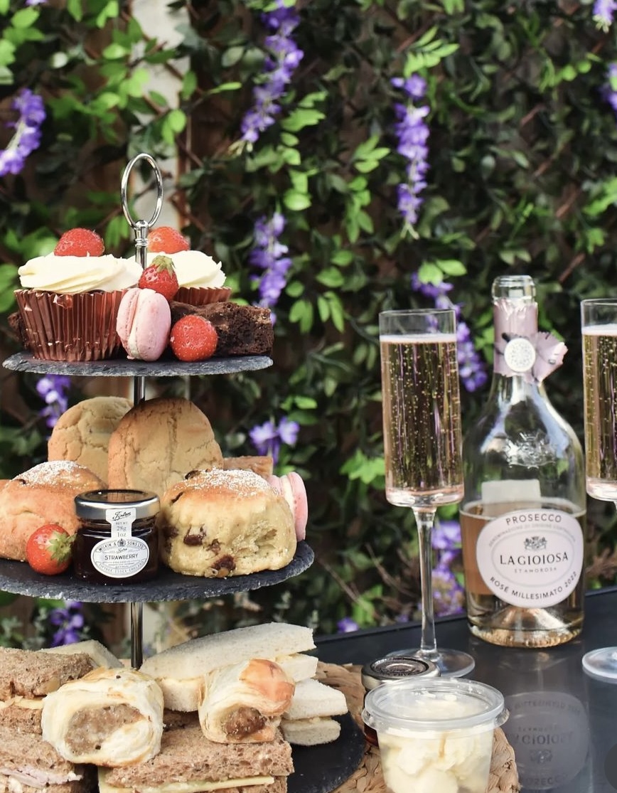 Afternoon tea spread
